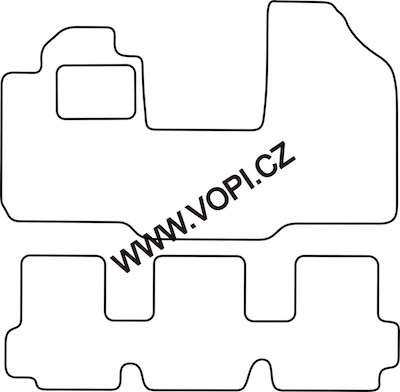 Autokoberce Fiat Multipla 2004 - 2008 Perfectfit (1344)